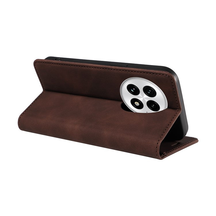 BETOPNICE 003 For OnePlus 13 Wallet Case Leather Phone Cover with Stand - Brown
