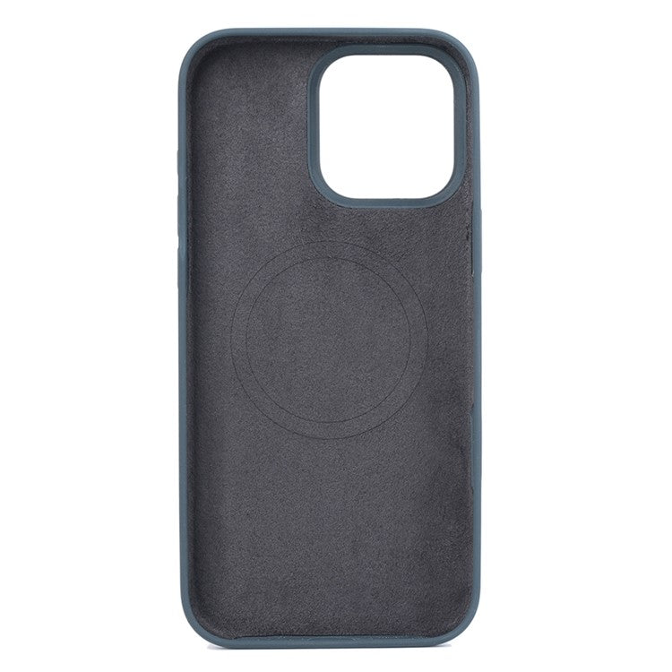For iPhone 16 Pro Case Compatible with MagSafe Liquid Silicone Phone Back Cover with Camera Button - Black