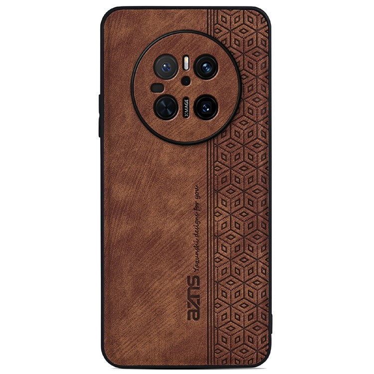 AZNS For Huawei Mate 70 Case Protective PU Leather Covered TPU Phone Shell - Brown