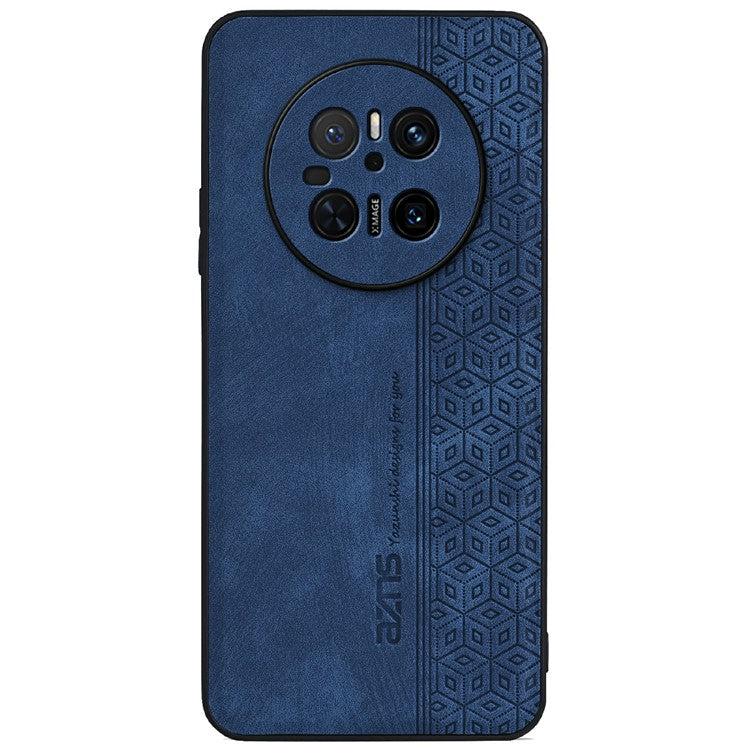 AZNS For Huawei Mate 70 Case Protective PU Leather Covered TPU Phone Shell - Blue