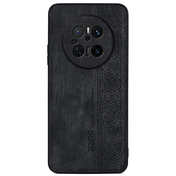 AZNS For Huawei Mate 70 Case Protective PU Leather Covered TPU Phone Shell - Black