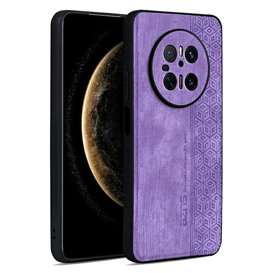 AZNS For Huawei Mate 70 Case Protective PU Leather Covered TPU Phone Shell - Purple