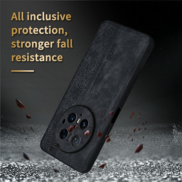 AZNS For Huawei Mate 70 Pro Case Protective PU Leather Covered TPU Phone Shell - Brown