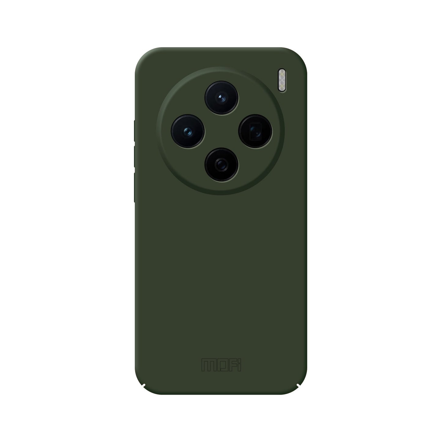 For vivo X200 5G MOFI JK Qin Series Skin-Touch Matte Phone Case Acrylic+TPU Shockproof Cover - Green