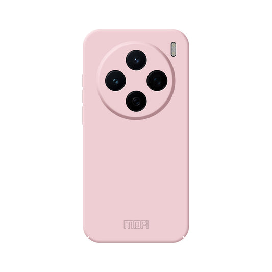For vivo X200 5G MOFI JK Qin Series Skin-Touch Matte Phone Case Acrylic+TPU Shockproof Cover - Pink