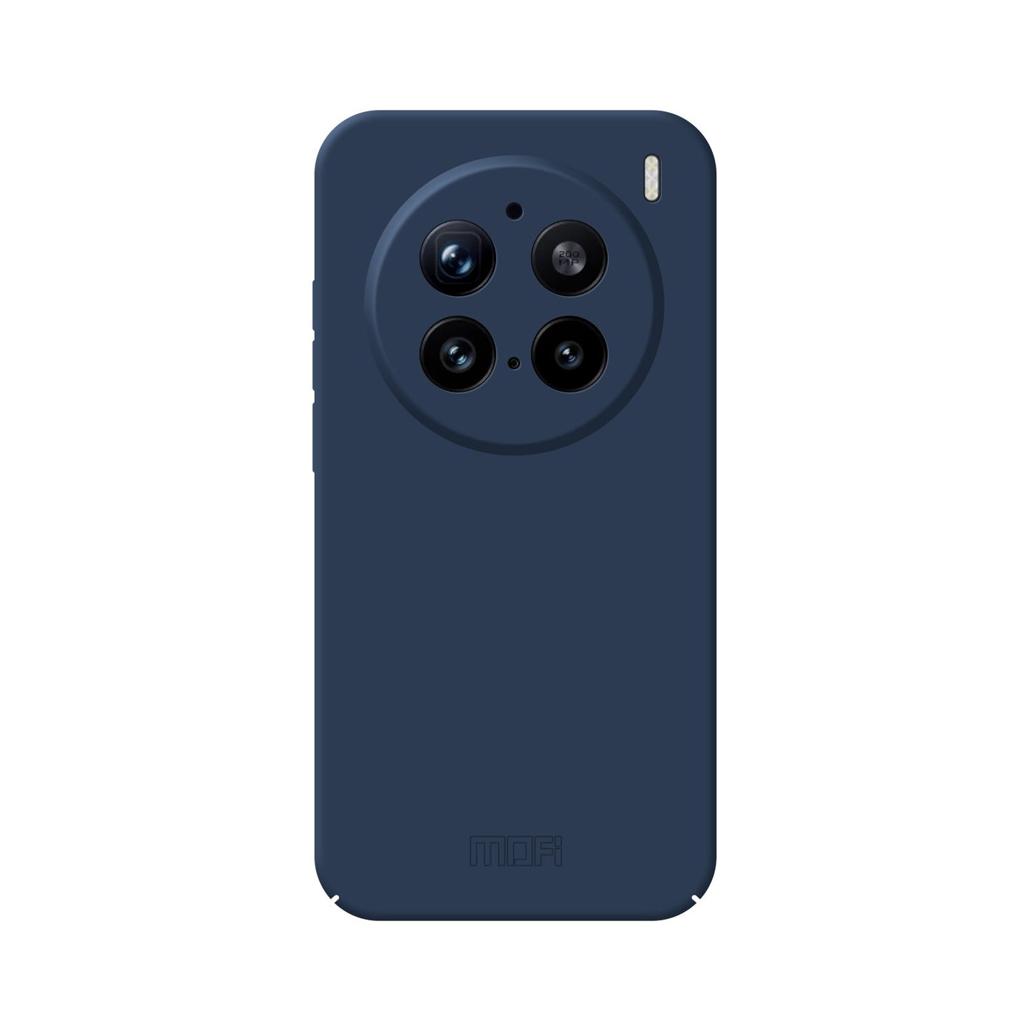 For vivo X200 Pro 5G MOFI JK Qin Series Skin-Touch Matte Phone Case Acrylic+TPU Shockproof Cover - Blue