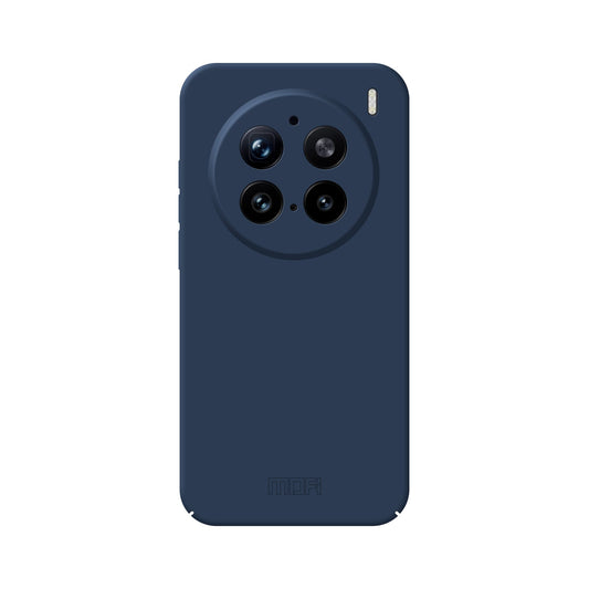 For vivo X200 Pro 5G MOFI JK Qin Series Skin-Touch Matte Phone Case Acrylic+TPU Shockproof Cover - Blue