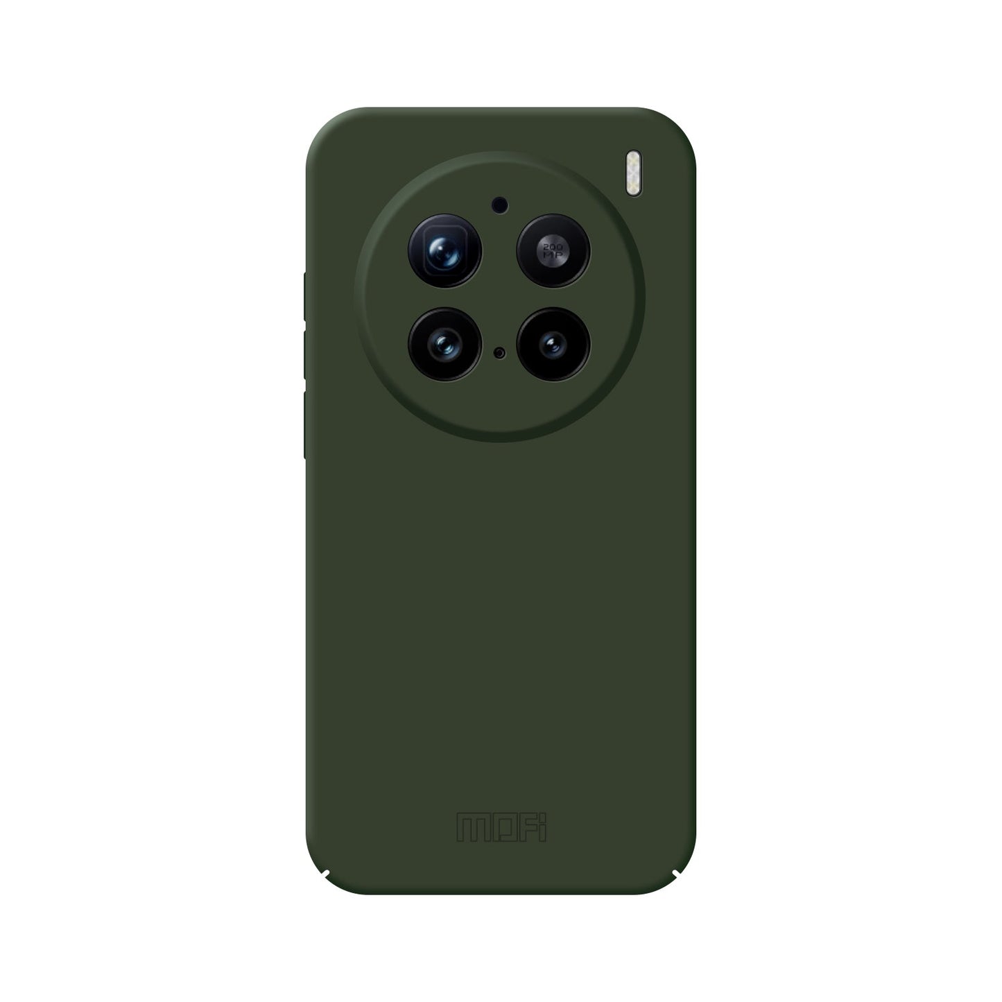 For vivo X200 Pro 5G MOFI JK Qin Series Skin-Touch Matte Phone Case Acrylic+TPU Shockproof Cover - Green