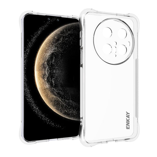 For Huawei Mate 70 Pro Clear Phone Case ENKAY HAT PRINCE Shockproof Anti-Slip TPU Cover - Transparent