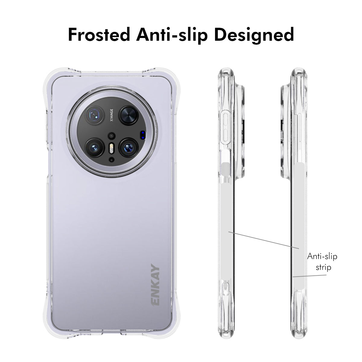 For Huawei Mate 70 Pro Clear Phone Case ENKAY HAT PRINCE Shockproof Anti-Slip TPU Cover - Transparent