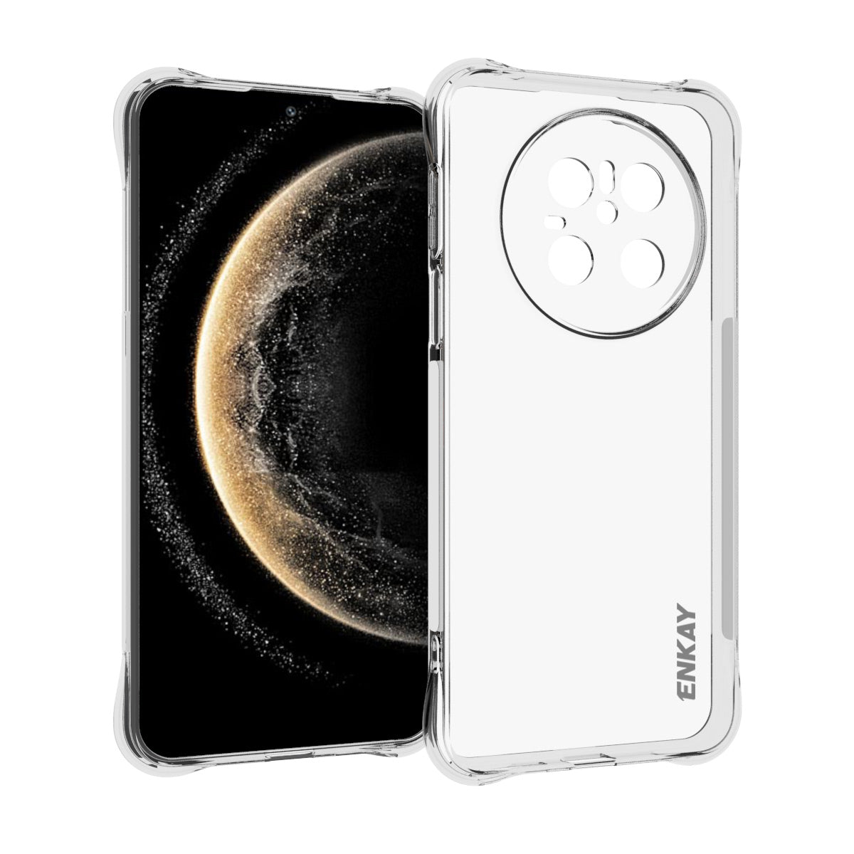 For Huawei Mate 70 Clear Phone Case ENKAY HAT PRINCE Shockproof Anti-Slip TPU Cover - Transparent