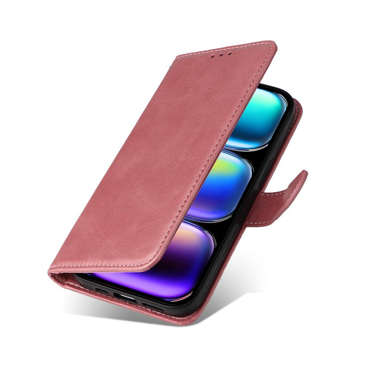 For Infinix Hot 50 Pro+ 4G Case Wallet PU Leather Folio Flip Phone Cover - Pink