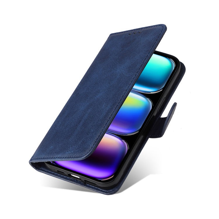 For Infinix Hot 50 Pro+ 4G Case Wallet PU Leather Folio Flip Phone Cover - Blue