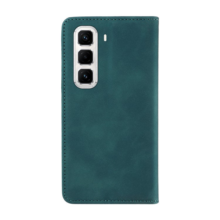 BETOPNICE 003 For Infinix Hot 50 Pro+ 4G Wallet Case Leather Phone Cover with Stand - Green