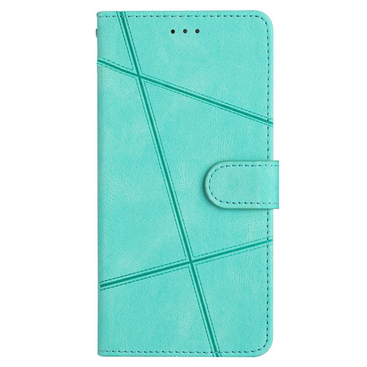 For Motorola Moto G75 5G Case Crazy Horse Texture PU Leather Wallet Stand Phone Cover - Green