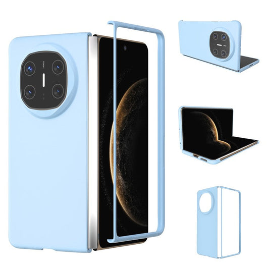 For Huawei Mate X6 Case Skin-Touch Texture Hard PC Folding Phone Cover - Baby Blue
