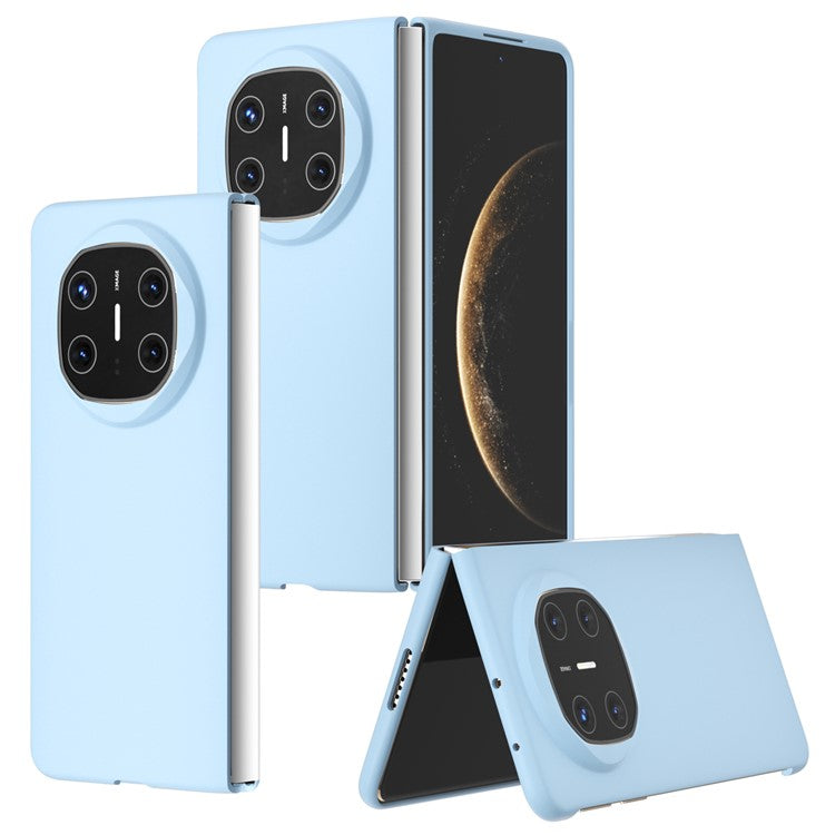 For Huawei Mate X6 Case Skin-Touch Texture Hard PC Folding Phone Cover - Baby Blue