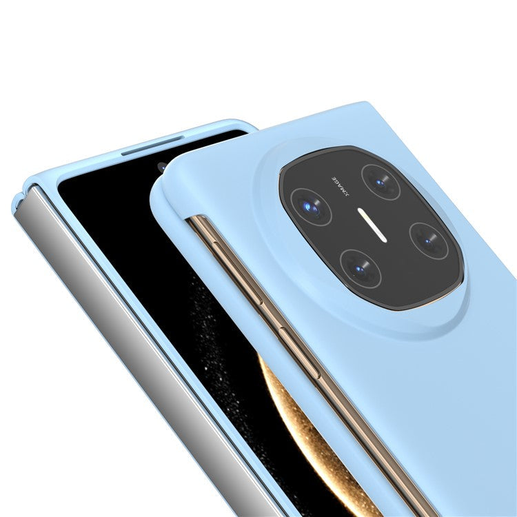 For Huawei Mate X6 Case Skin-Touch Texture Hard PC Folding Phone Cover - Baby Blue