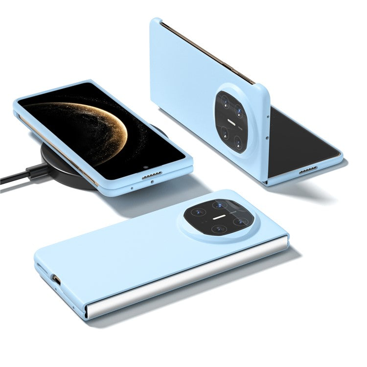 For Huawei Mate X6 Case Skin-Touch Texture Hard PC Folding Phone Cover - Baby Blue