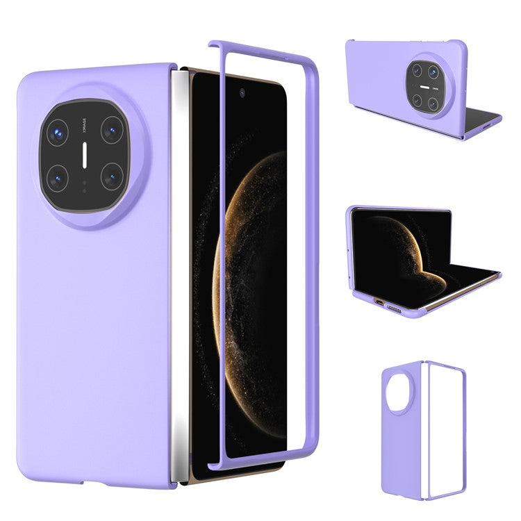 For Huawei Mate X6 Case Skin-Touch Texture Hard PC Folding Phone Cover - Purple