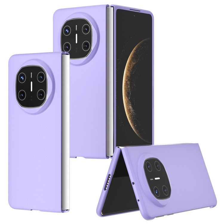 For Huawei Mate X6 Case Skin-Touch Texture Hard PC Folding Phone Cover - Purple