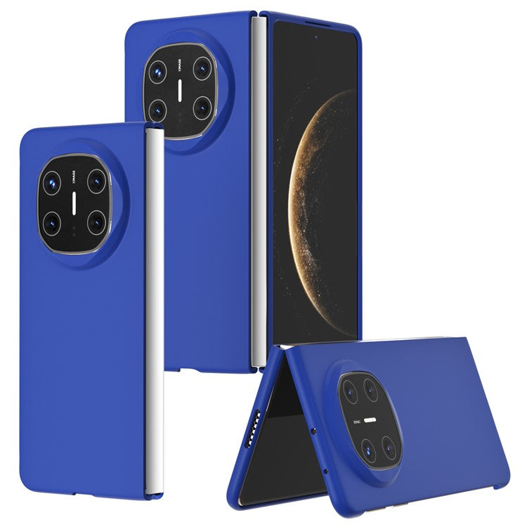 For Huawei Mate X6 Case Skin-Touch Texture Hard PC Folding Phone Cover - Dark Blue
