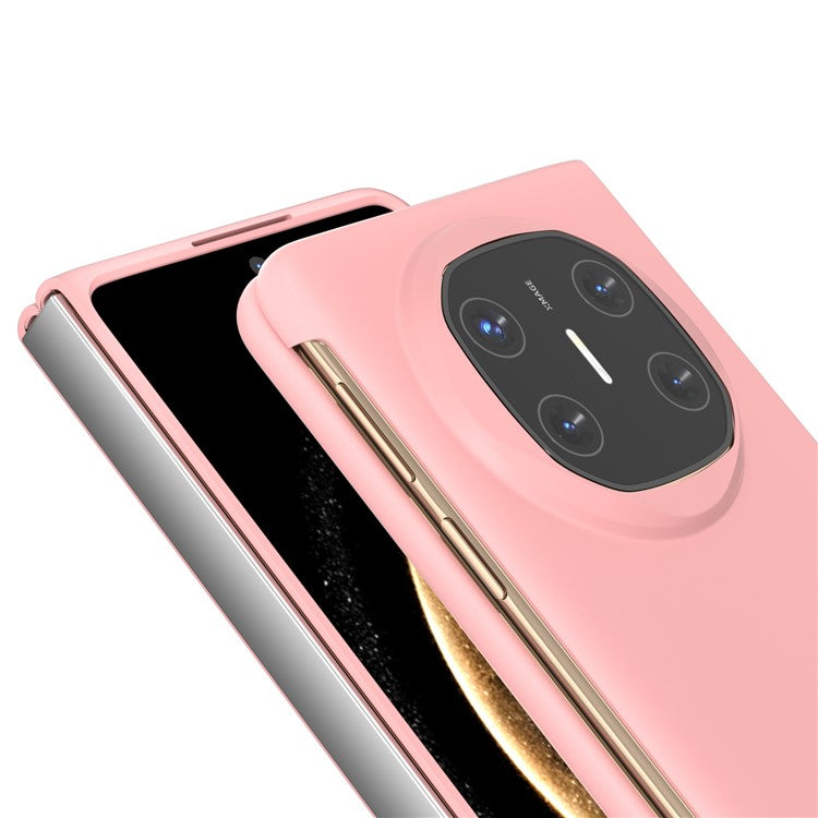 For Huawei Mate X6 Case Skin-Touch Texture Hard PC Folding Phone Cover - Pink