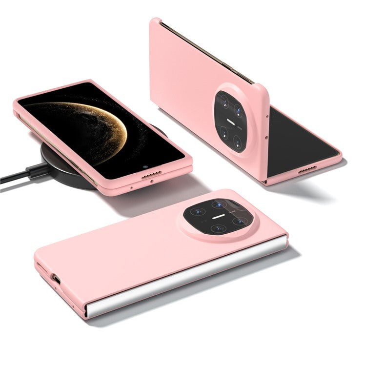 For Huawei Mate X6 Case Skin-Touch Texture Hard PC Folding Phone Cover - Pink