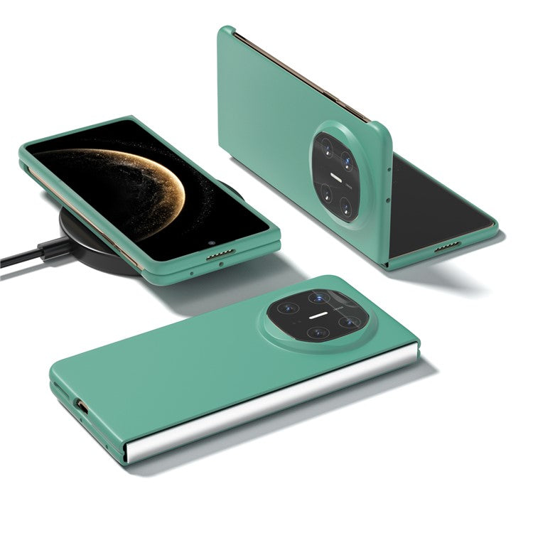 For Huawei Mate X6 Case Skin-Touch Texture Hard PC Folding Phone Cover - Dark Green