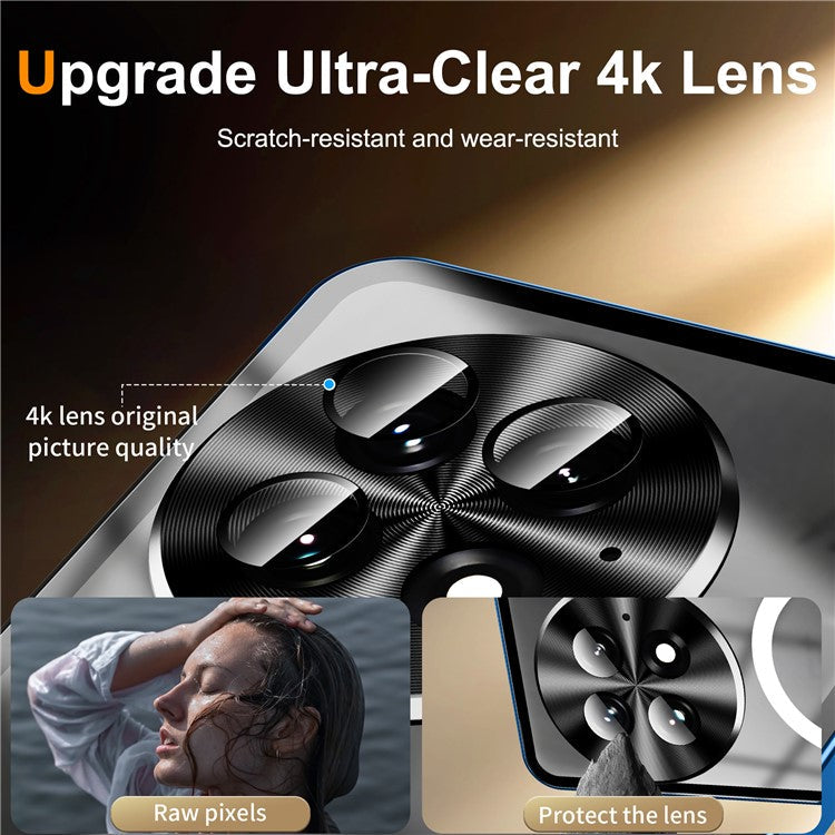 For OnePlus 13 Case Compatible with MagSafe Metal Frame Matte Phone Cover - Silver