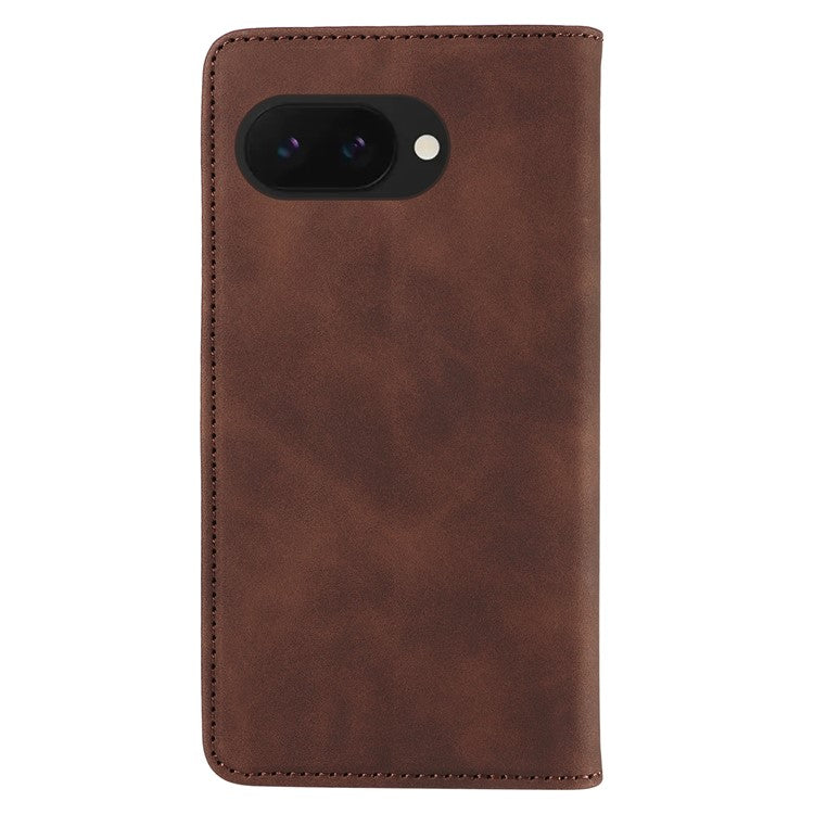 BETOPNICE 003 For Google Pixel 9a Wallet Case Leather Phone Cover with Stand - Brown