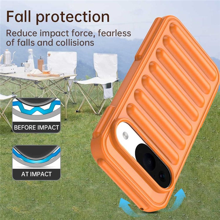 For Google Pixel 9 / 9 Pro Case Protective TPU Phone Cover - Orange