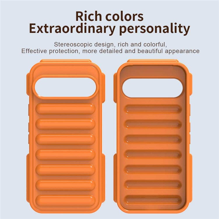 For Google Pixel 9 / 9 Pro Case Protective TPU Phone Cover - Orange