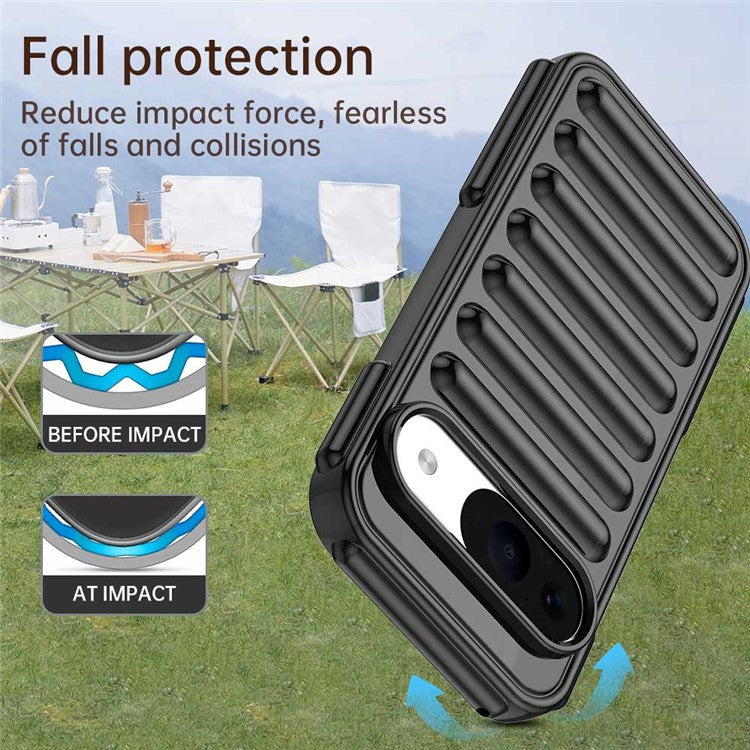 For Google Pixel 9 / 9 Pro Case Protective TPU Phone Cover - Black