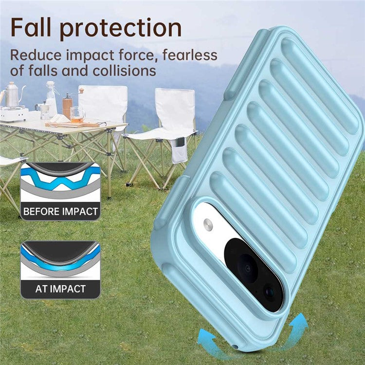 For Google Pixel 9 / 9 Pro Case Protective TPU Phone Cover - Blue