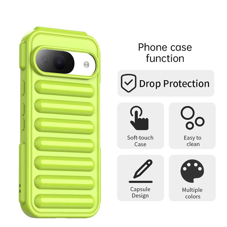 For Google Pixel 9 / 9 Pro Case Protective TPU Phone Cover - Green