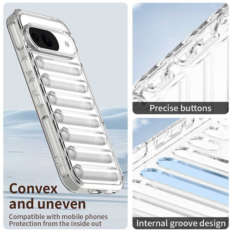 For Google Pixel 9 / 9 Pro Case Protective TPU Phone Cover - Transparent