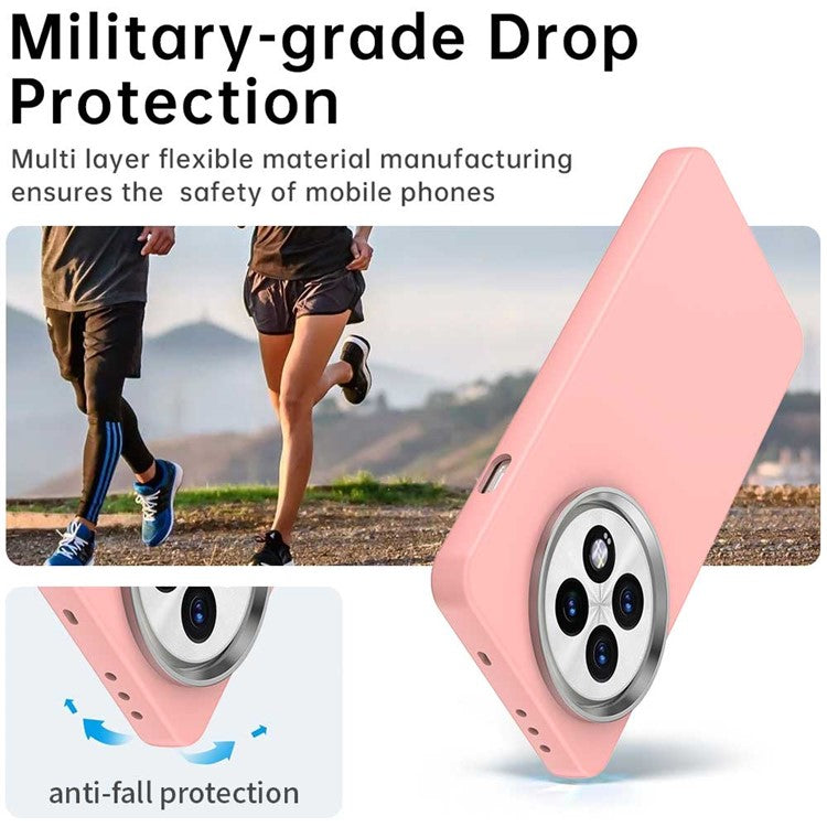 For OnePlus 13 Case TPU + TPE Anti Drop Protection Phone Cover - Pink