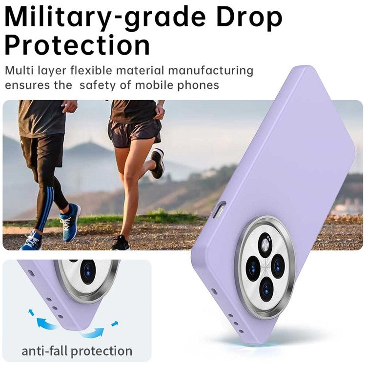 For OnePlus 13 Case TPU + TPE Anti Drop Protection Phone Cover - Purple