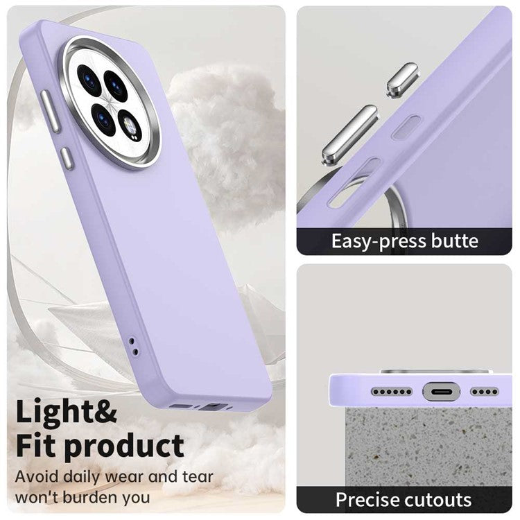 For OnePlus 13 Case TPU + TPE Anti Drop Protection Phone Cover - Purple