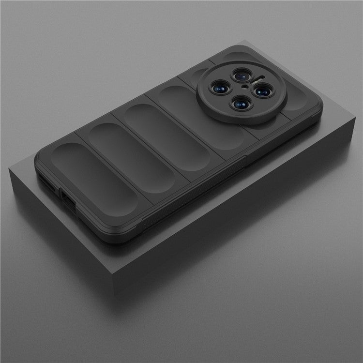 For Huawei Mate 70 Case Anti-Drop Soft TPU Rugged Phone Back Cover - Black