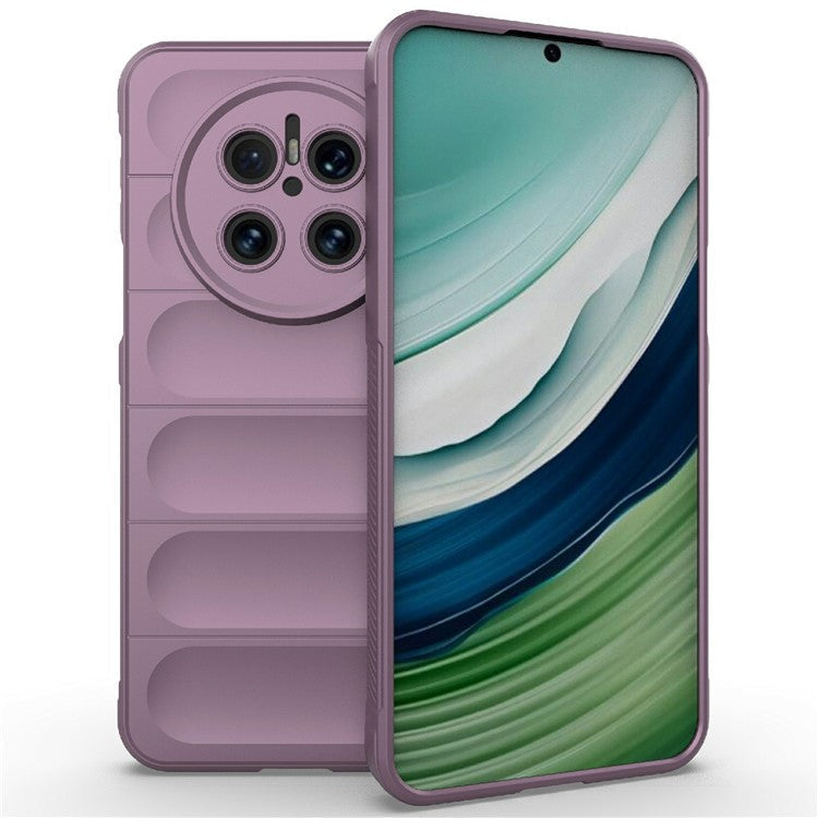 For Huawei Mate 70 Case Anti-Drop Soft TPU Rugged Phone Back Cover - Light Purple
