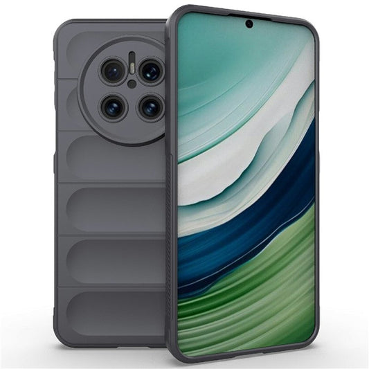 For Huawei Mate 70 Case Anti-Drop Soft TPU Rugged Phone Back Cover - Dark Grey