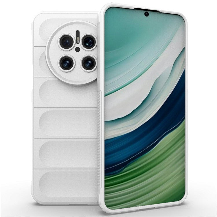 For Huawei Mate 70 Case Anti-Drop Soft TPU Rugged Phone Back Cover - White