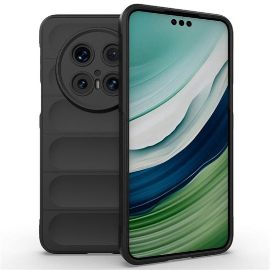 For Huawei Mate 70 Pro+  /  Mate 70 Pro Case Anti-Drop Soft TPU Rugged Phone Back Cover - Black
