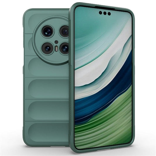 For Huawei Mate 70 Pro+  /  Mate 70 Pro Case Anti-Drop Soft TPU Rugged Phone Back Cover - Green
