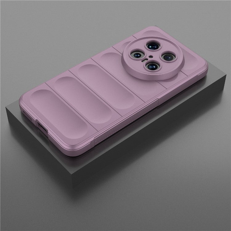 For Huawei Mate 70 Pro+  /  Mate 70 Pro Case Anti-Drop Soft TPU Rugged Phone Back Cover - Light Purple