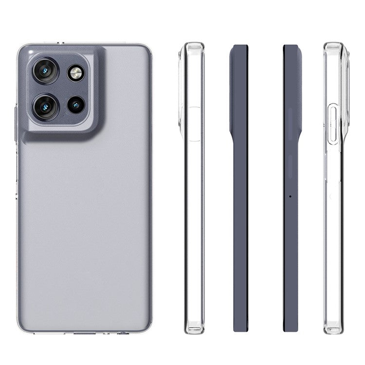 For Motorola Moto G Power (2025) Clear Phone Case Watermark-Resistant TPU Back Cover