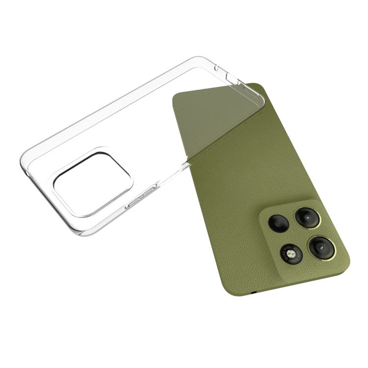 For Motorola Moto G15 4G Clear Phone Case Watermark-Resistant TPU Back Cover