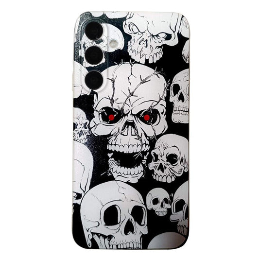 For Samsung Galaxy A36 5G Case Pattern Printing Cell Phone TPU Back Cover - Skull